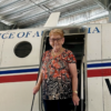 Rhonda at Broken Hill base. RFDS article